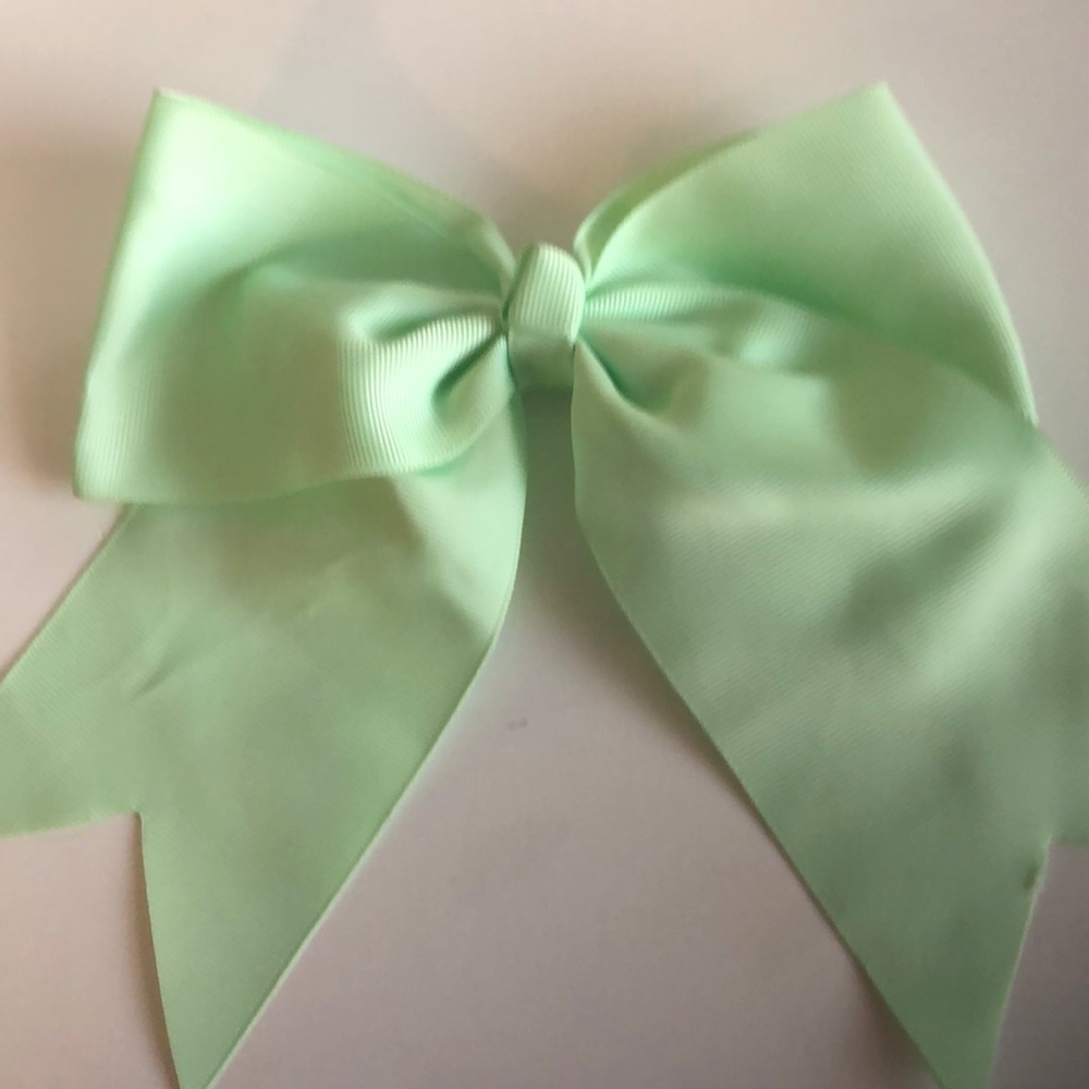 cheer bow mint color